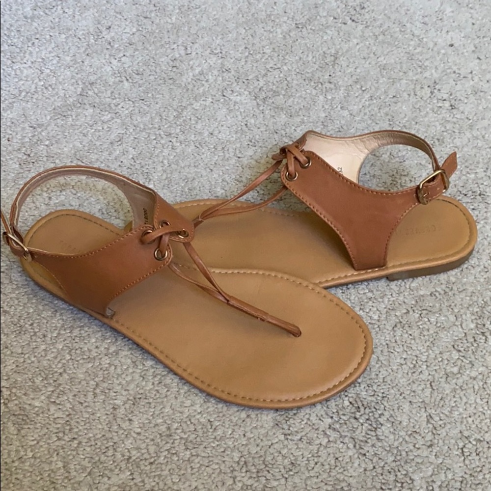 Tan sandals